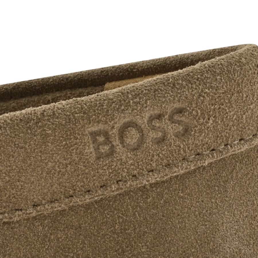 BOSS Sienne Moccasin Shoes Brown Mainline Menswear United States